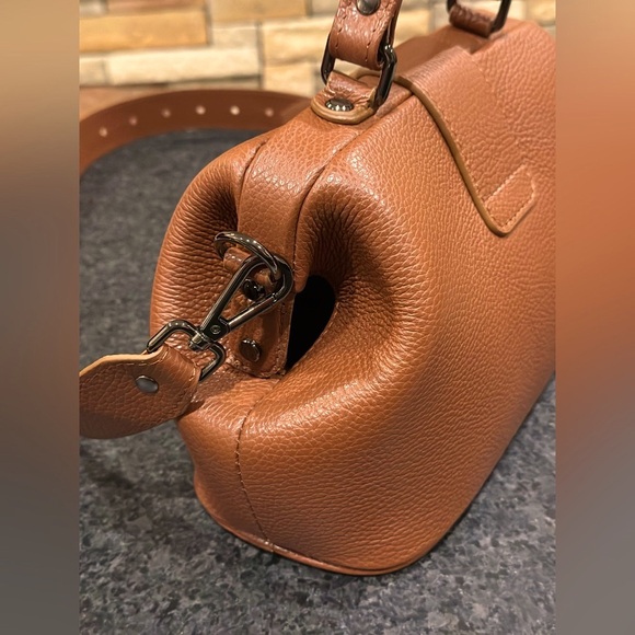 Brand New Brown Handmade Doctor Style Satchel Handbag - Picture 6 of 14